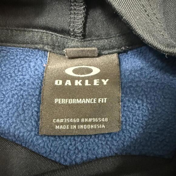 Oakley Hoodie Mens 2XL Blue Winter Rider 2.0 Sweatshirt Thermonuclear Protection - Picture 5 of 9